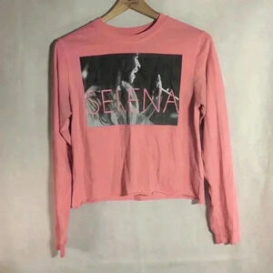 Selena Dreaming of You vintage T Shirt sz S pink long sleeve